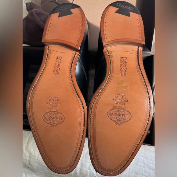Brand New Church\'s Black Double Monk Strap Oxfords main image 6